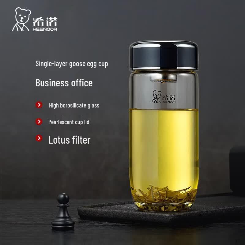 Heenoor Single Layer Glass Drinking Cup