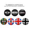 hrlcu10 4Pcs Car Wheel Hub Center Cover Badge Decorative Stickers For BMW Mini Works Cooper F54 F55 F56 F57 F60 R50 R52 R53 R55 R56 R57