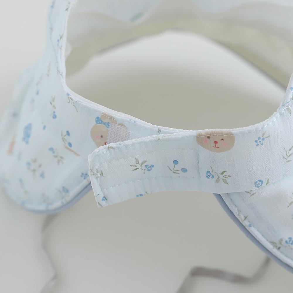 Girls' Cute Floral Wide-Brimmed Summer Sunshade Hat - Breathable Korean Style