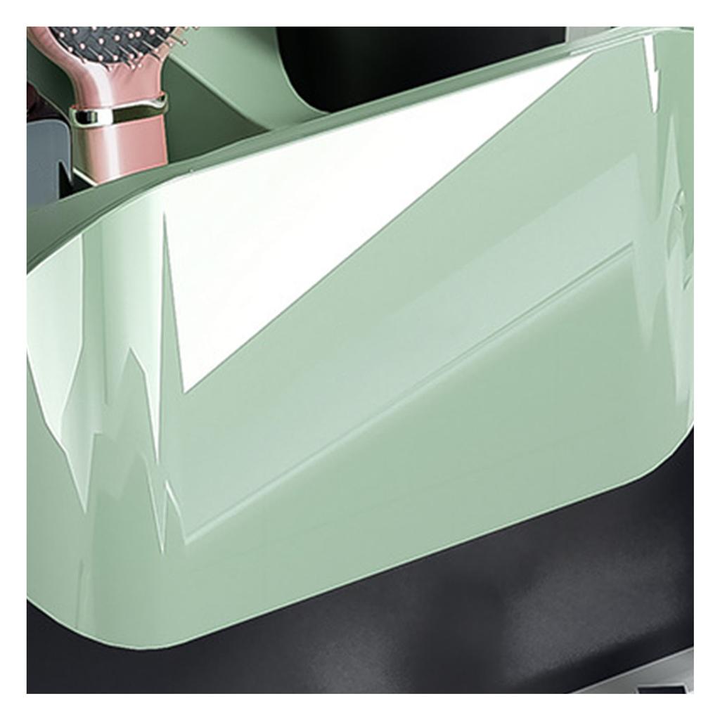 Wall Mounted Hair Dryer Holder Compartment Design Detachable Hair Dryer Hanger Storage Rack for