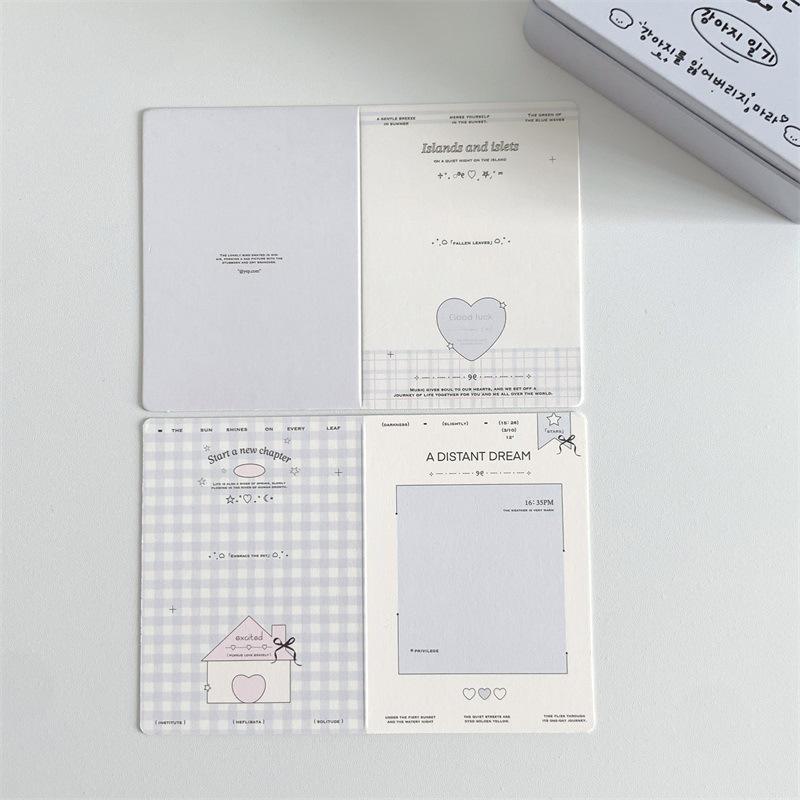 Mini Fold-Over Greeting Card Stock: DIY Message Holder & Decorative Package