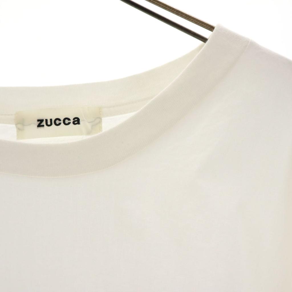 ZUCCa laget i Japan Kort erm med maljer T-skjorte M hvit topper Dame Brukt