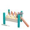 Wooden Pile Hitting Nail Striking Table Kindergarten Children Hands-on Brain Hand-eye Coordination Early Education Educational Toys