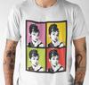 Audrey Hepburn T-Shirt Kaugummi Frühstück bei Tiffany, Vintage Hollywood Mode