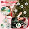 2D Acrylic Christmas Tree Pendant, Christmas Interior Pendant