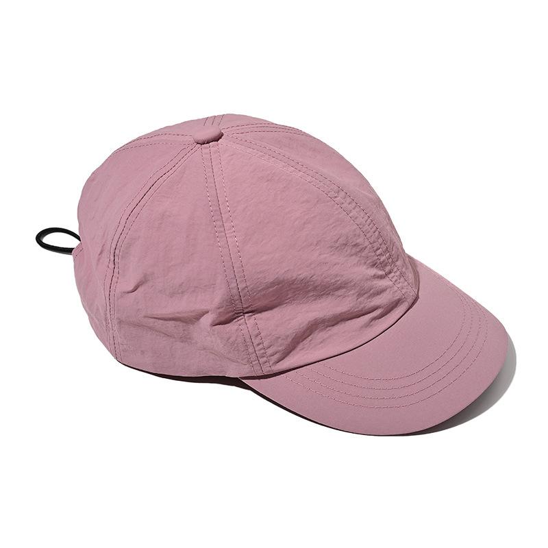 

New Soft Top Baseball Cap Unisex Outdoor Sun & Rain Protection Quick-Dry Waterproof Adjustable Strap Comfortable Casual Hat for Adjustable розовый
