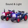 1:32 Alloy Tractor Model Toy Car Diecast Metal Sound Light Pull Back Truck Farm Specific Vehicles Collection Gifts for Kids