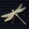 Copper Insect Tea Pet Vintage Dragonfly Figurines Miniatures Desktop Simulation Animal Ornaments Home Decorations