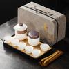 High-end Tea Set, Rough Pottery Pot Travel Outdoor Kung Fu Tea Set