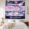 Demon Hunter Girls Custom Your Name Wall Decor Tapestry Art For Pet Memorial Birthdaywedding Party Backdrop Family Gift