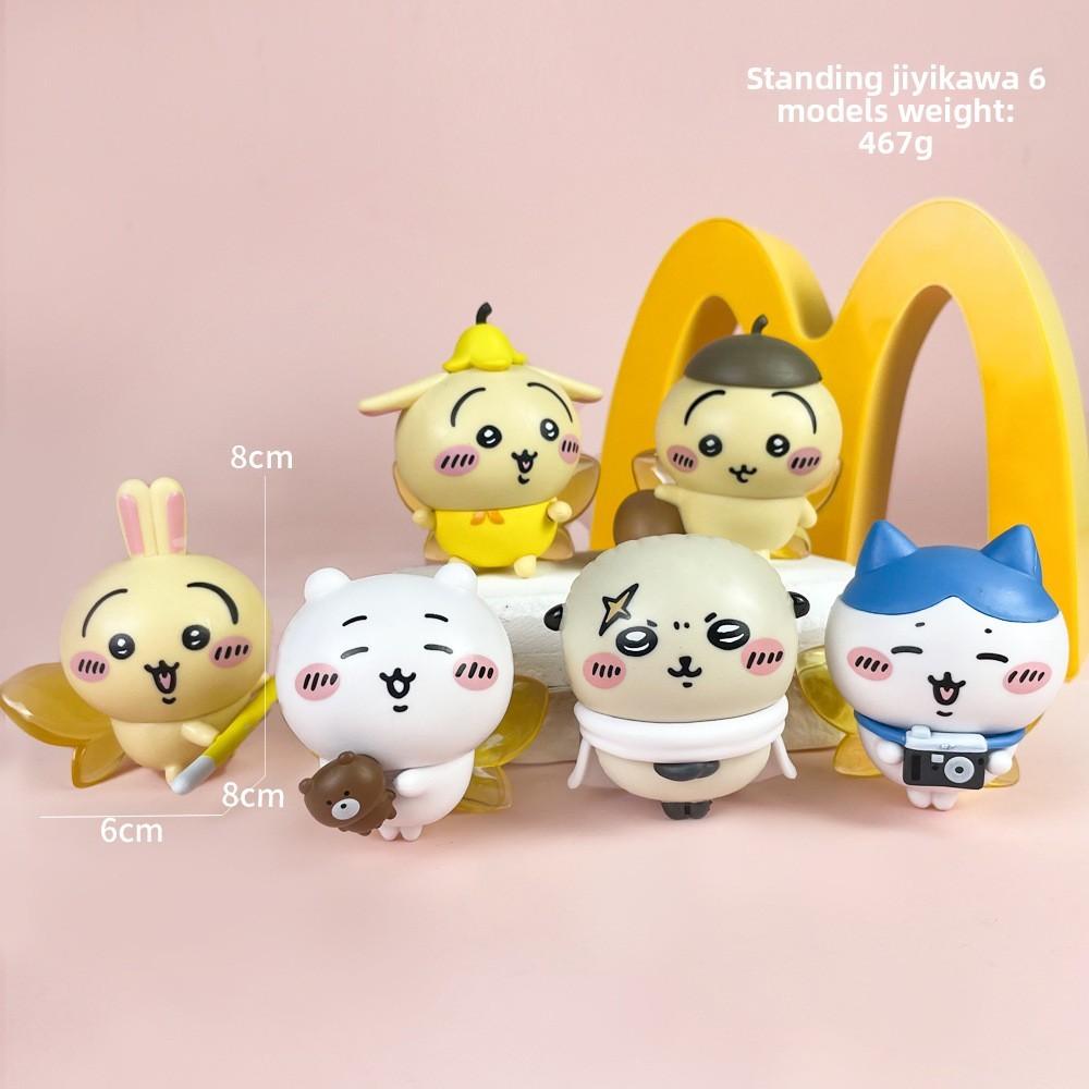 Joke Bear Chiikawa Pvc Figure Set With Blind Box Packaging For Anime Collectors And Fans