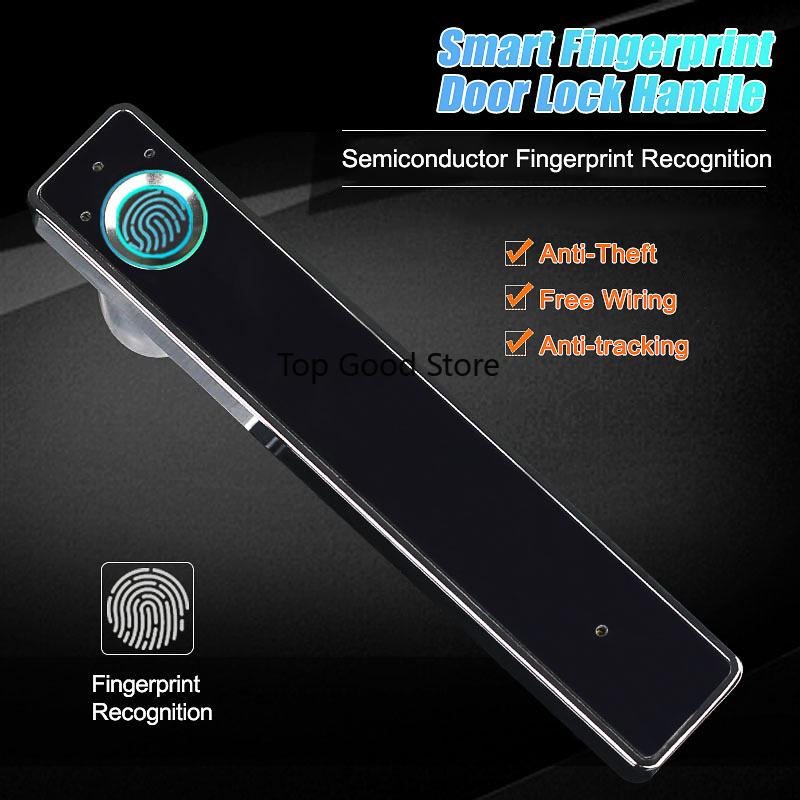 Smart Biometric Fingerprint Lock Security Keyless Electronic Smart Fingerprint Door Lock for Home Office Electronic Hotels