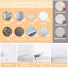 6pcs Shower Curtain Clips to Wall,Self Adhesive Shower Curtain Clips for ide Showers,Windproof Splash Guard Showers Clip to Wall for Fixing