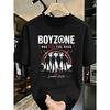 Herren Boyzone One For The Road London 2026 Konzert T-Shirt - Druck, Lockerer Schnitt Rundhals Freizeit-T-Shirt Geeignet Für Musikfans, Geschenk Für Boyzone