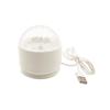 Aurora Water Ripple Rotating Night Light Projector - Romantic Starry Sky Atmosphere Lamp for Bedroom