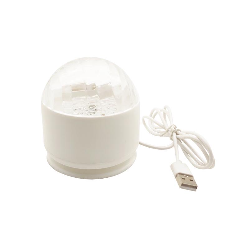 Aurora Water Ripple Rotating Night Light Projector - Romantic Starry Sky Atmosphere Lamp for Bedroom