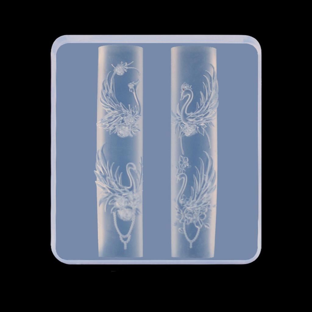 Multipurpose Nail Art Silicone Mould for 3D Designs Butterfly Flower Moon Patterns Portable for Acrylic Craft Supplies