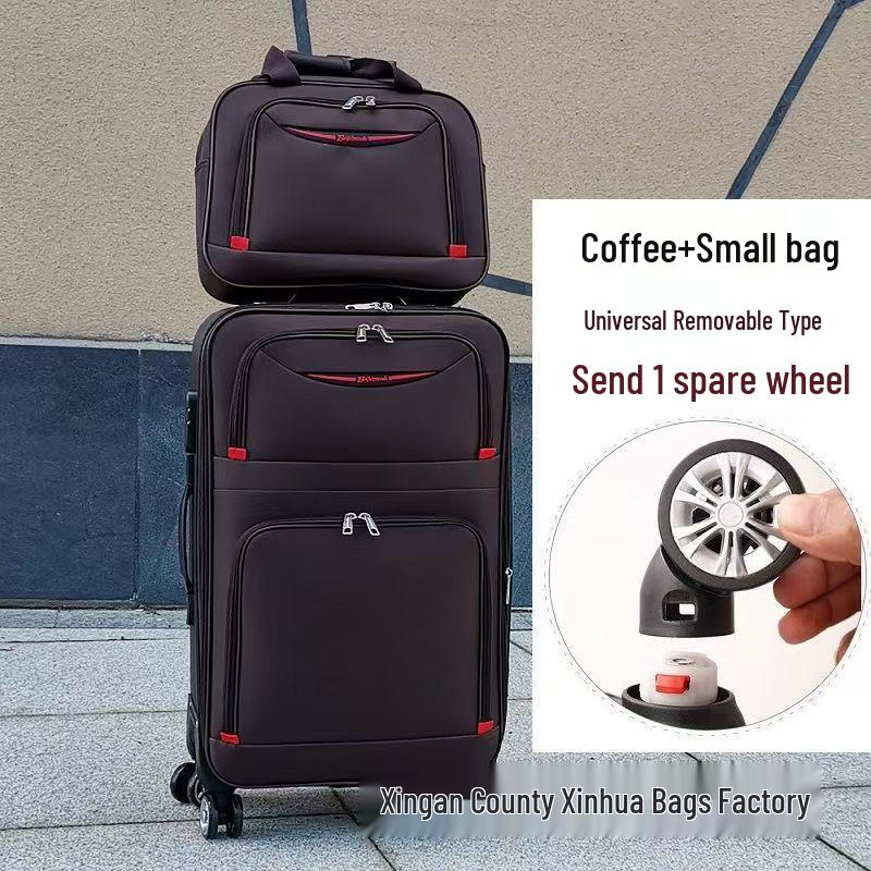 

Универсальный чемодан на колесиках: Чемодан из ткани Оксфорд с кодовым замком для мужчин, женщин и студентов - Доступен в размерах 20 , 24 , 26 , 28 . 20 inch