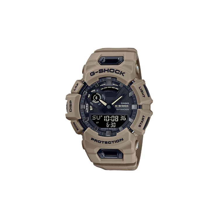 CASIO Men G-SQUAD Series Black Watch GBA-900UU-5APR GBA-900UU-5APR Dark Brown Strap