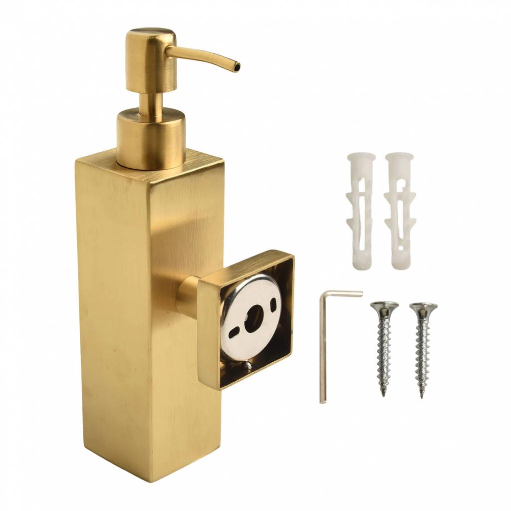 Practical Stainless Steel Wall Mount Soap Pump Dispenser for All Settings