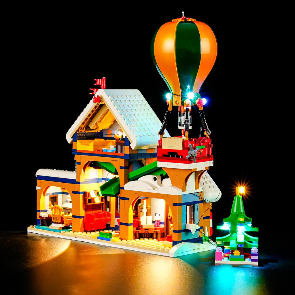 Led Lighting Kit For 10339 Santa's Post Office Winter Village Creator Expert Not Include Building Blocks Only Lighting Set