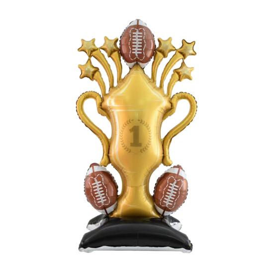 Football Balloons Extra Large Inflatable Football Balloon for Party Decorations Football Birthday Game Day Celebration Indoor Outdoor Photo Backdrop