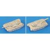 Pit Road 1/700 MI Series Modern Tank Set 1 with 2 Metal Merkava Mk.II Tanks Plastic Model MI09SP Molded Color