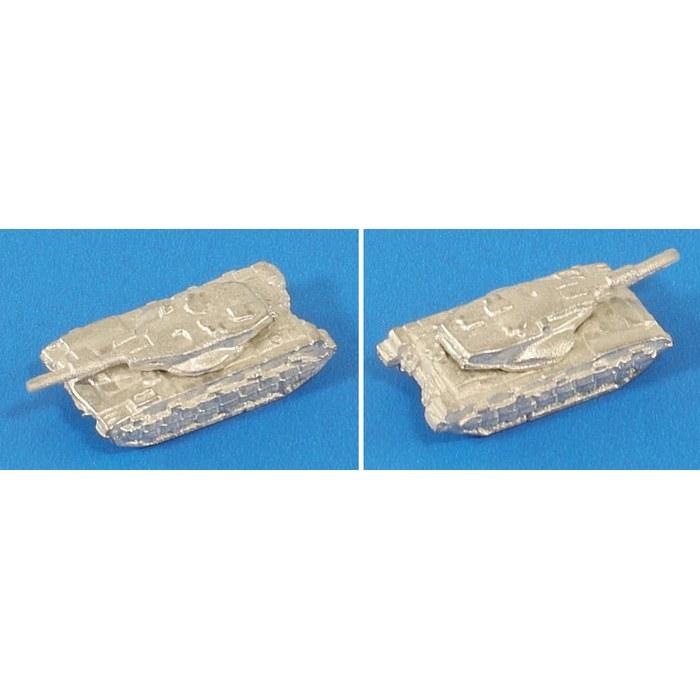 Pit Road 1/700 MI Series Modern Tank Set 1 with 2 Metal Merkava Mk.II Tanks Plastic Model MI09SP Molded Color