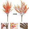 5PCS 7 Heads Artificial Lavender Wheat Ear Lavender Bouquet Realistic Bridal Bouquet  Home Decor