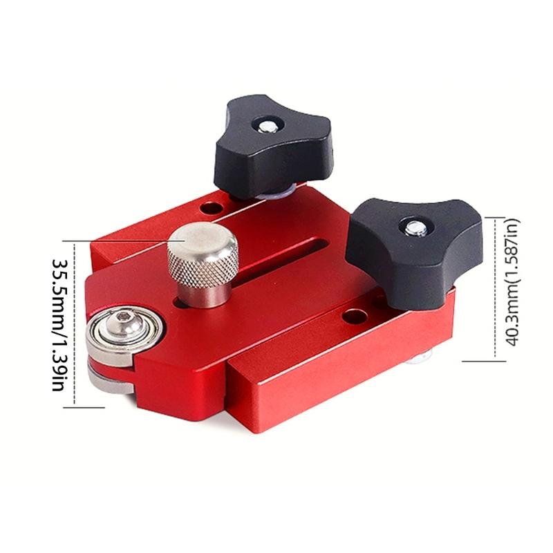 Professional Saw Table Pushing Limit Backer Workbench Fast Cutting Workbench Chute Positioning Tool with Sliding  Roller