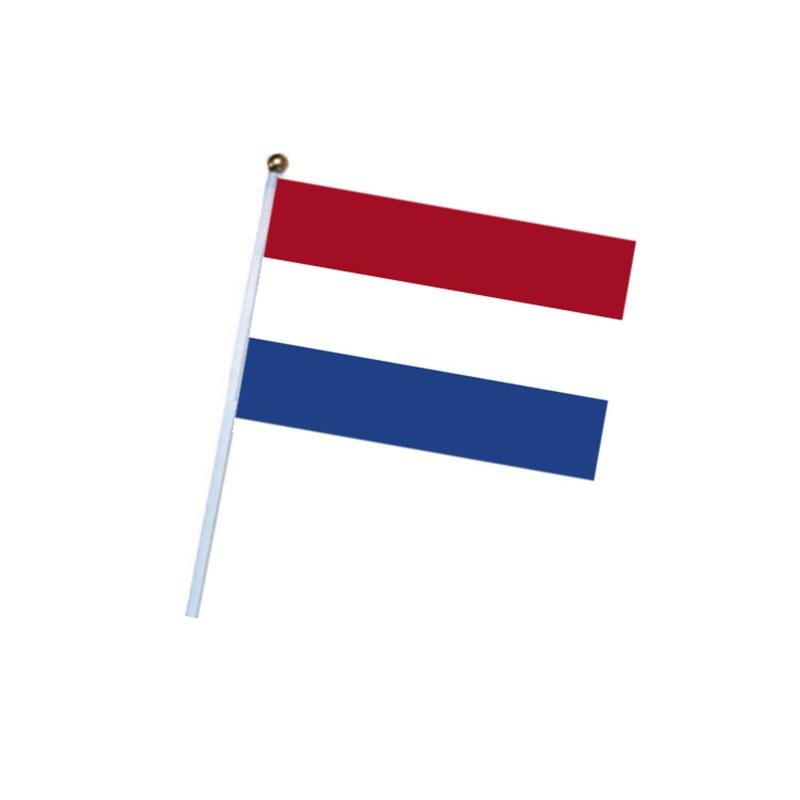 50Pieces Hand Flag for Soccer & Football Fans Cheering Swing Flag Party Events Celebration National Flag Signal for Bann