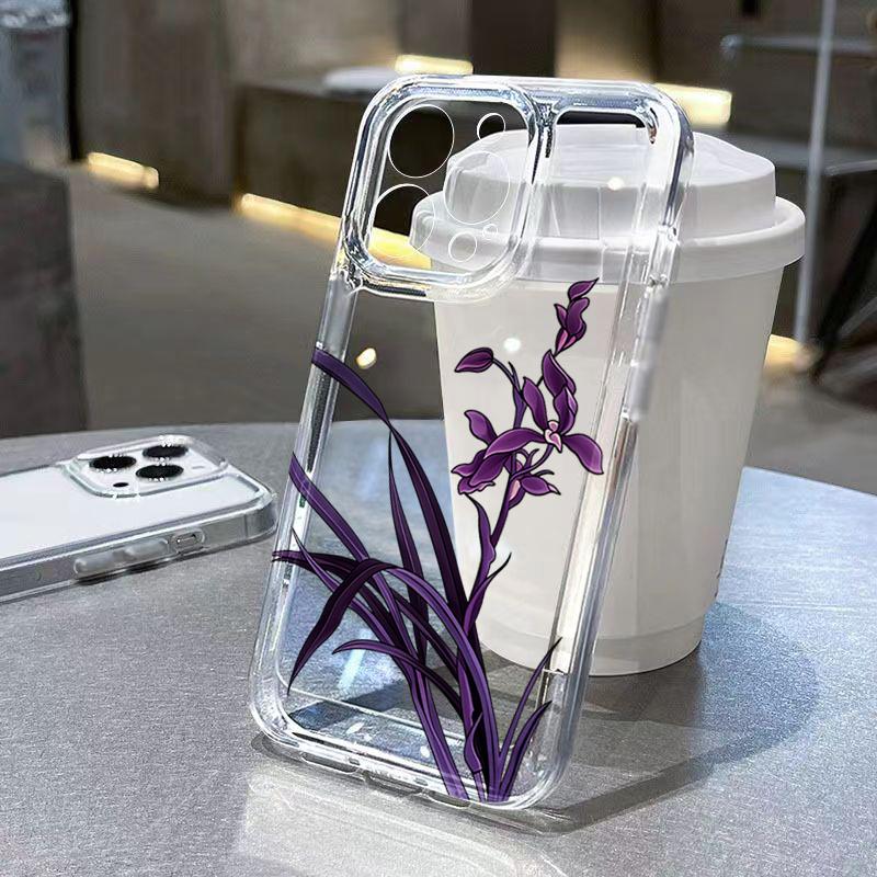 Aesthetic Vintage Flower Clear Phone Case for Xiaomi 15T 14T Pro 13T 12T 14 11 Lite 4G 5G Poco X7 F7 F6 X6 X5 F5 Pro Soft Cover