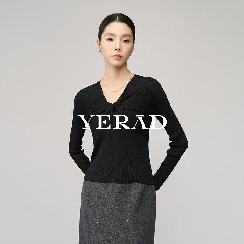 Women s Slim-Fit V-Neck Twisted Knit Sweater M