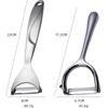 HANYANG 304 Stainless Steel Peeler Knife Planer Knife Fruit Apple Peeler Multifunctional Zinc Alloy Planer Knife