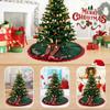 Add Festive Atmosphere Under Tree Mat Comfortable Touch Christmas Tree Foot Cover  Home