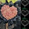 1set Heart-Shaped Rose Flower Arrangement Tools - Easy Gift Wrapping And Floral Design Essentials For DIY Crafters Bouquet Packaging Accessories