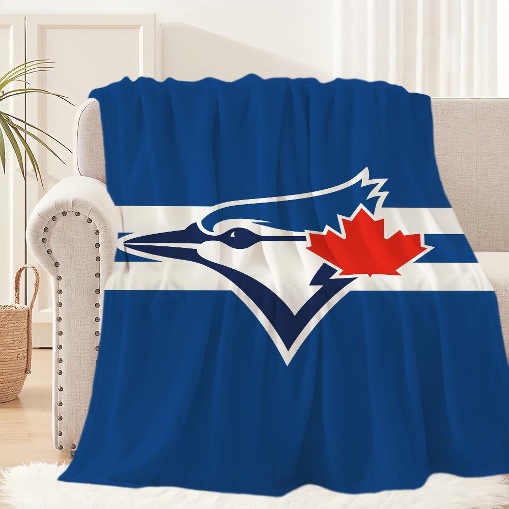 Toronto Blue Jays Baseball Blanket Blanket for Couch Sofa Travel Home Hiking Picni Bed Beding Flannel Blanket birthday gift