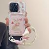 Card Pack Strawberry Bow Rabbit Apple 11 Mobile Phone Case iPhone11promax Lanyard 11 Cartoon 11 Female 11
