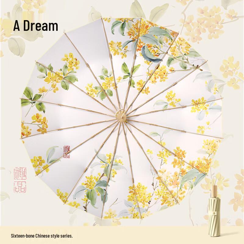 Nanqiao Floral UV Protection Folding Umbrella