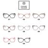  New Retro TR90 Square Women Glasses Frame Double Colors Fashion Leopard Clear Anti-blue Light Optical Eyeglasses
