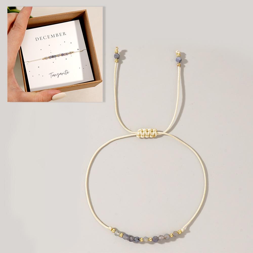 Garnet Stone Bracelet - Unique Design for Daily Wear, Trendy Birthstone Jewelry