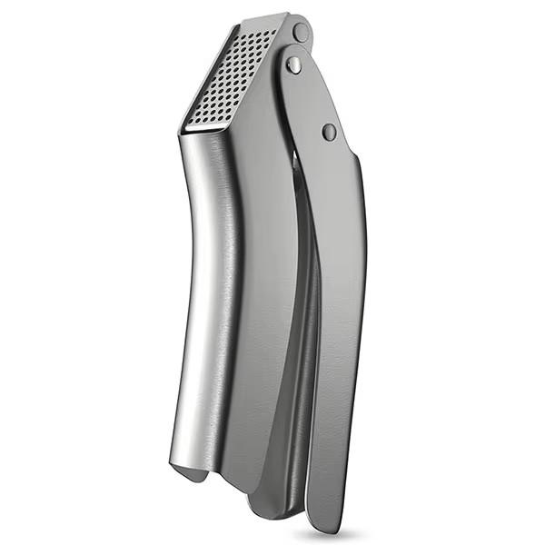 Easy Squeeze Garlic Press, Heavy-duty 18/8 Stainless Steel Garlic Mincer Crusher with Ergonomic Handle - Kitchen Tools