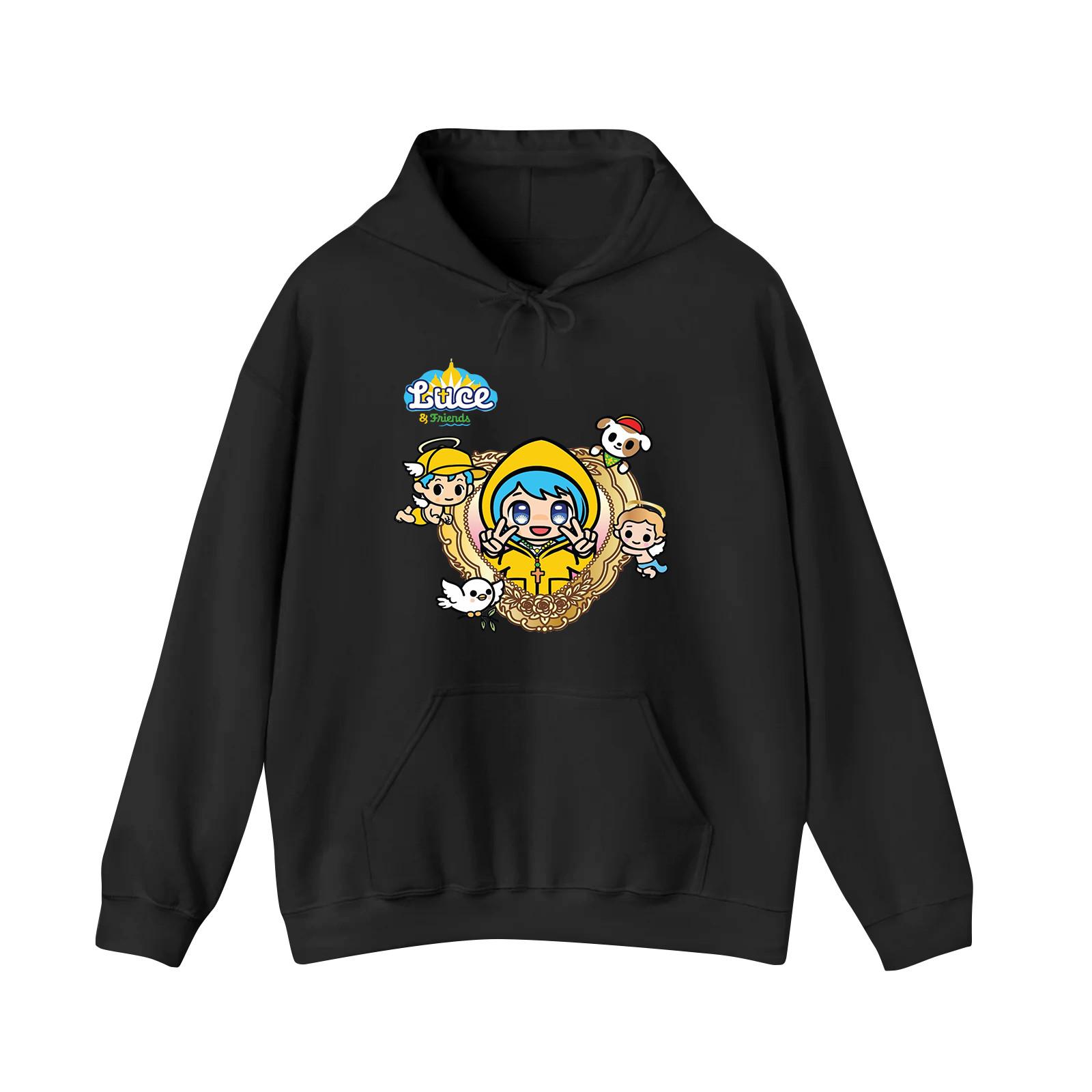 Sweatshirts For Teen Girls Long Sleeve Letter Print Friends Pullover Cute Hoodie M оранжевый