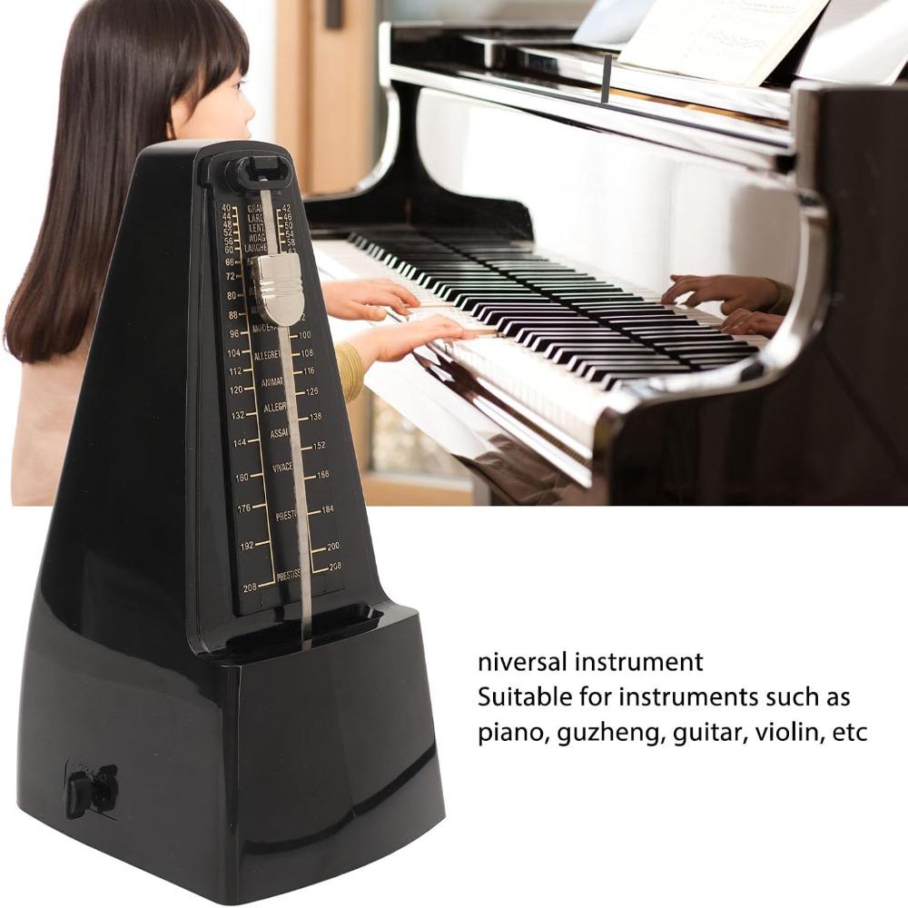 Standard Size Mechanical Metronome High Precision Musical Instrument Metronome For Piano