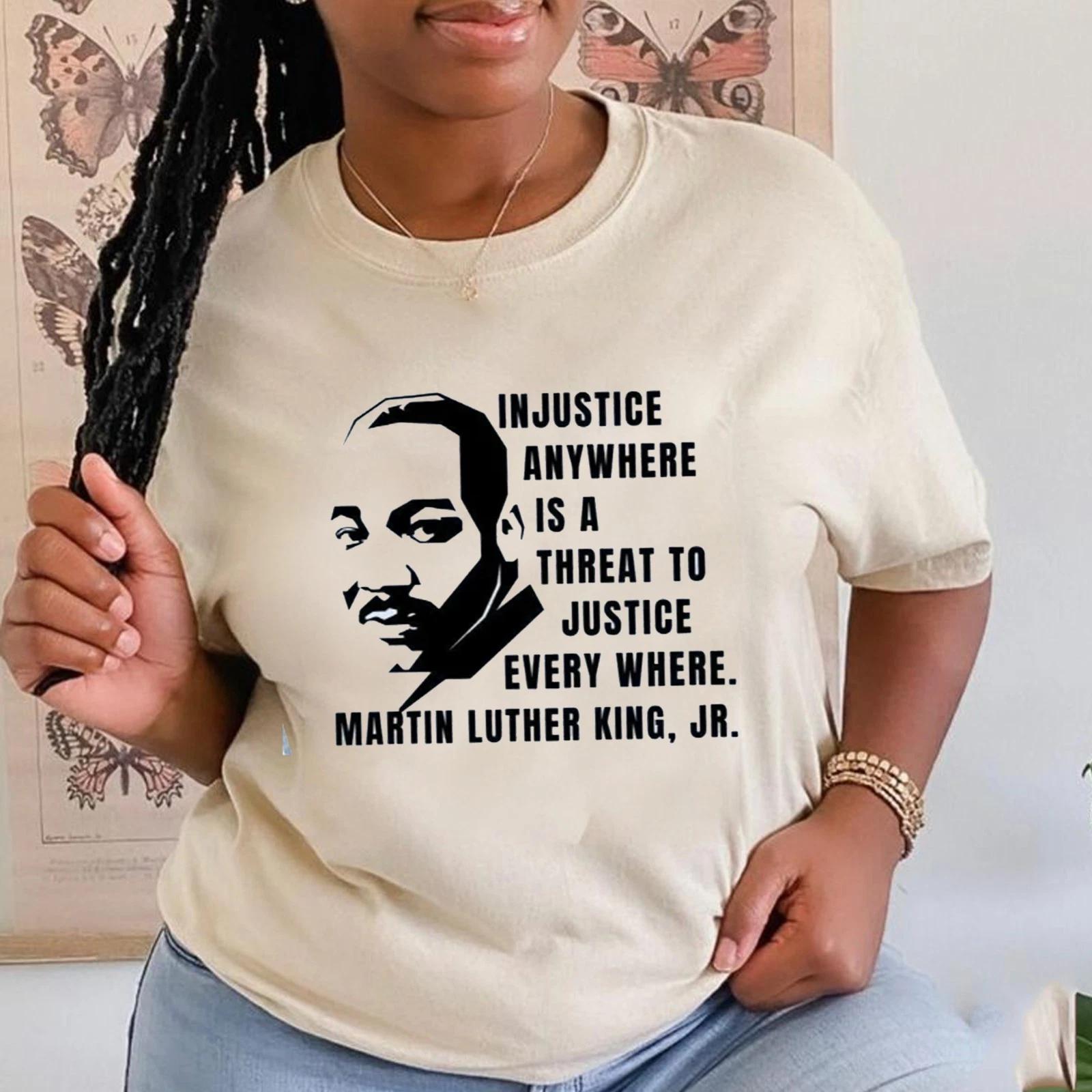 Martin Luther King Jr. Quote T-shirt, Martin Luther King Day Tee, Black Leader 2XL