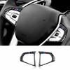 For BMW X3 G01 X4 2018- Real Carbon Fiber Steering Wheel Switch Cover Trim