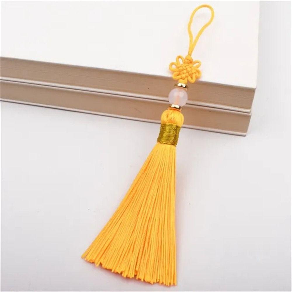 Beads Chinese Knot Tassel Classical Style Chinese Knot Pendants Car Key Chain   DIY Crafts