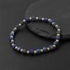 Geometric Lapis Lazuli Tiger Eye Bracelets Square Cube Bracelet  Energy Jewelry