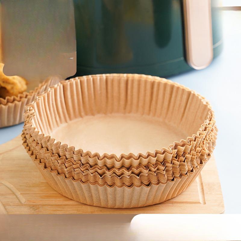 

Бумажный поддон для аэрофритюрницы, круглый, маслопоглощающий, бумага для выпечки, квадратный бумажный поддон, духовка 50 pieces - Bagged