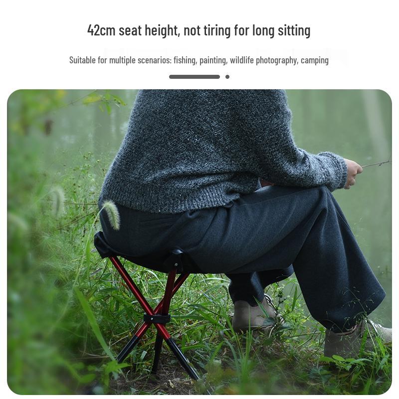 Portable Outdoor Tripod Stool for Camping and Fishing